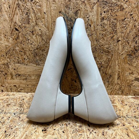 Soft Style Angel II H79652 Bone Smooth Upper Round Closed Toe Pumps 7.5 Shoes - Picture 5 of 11